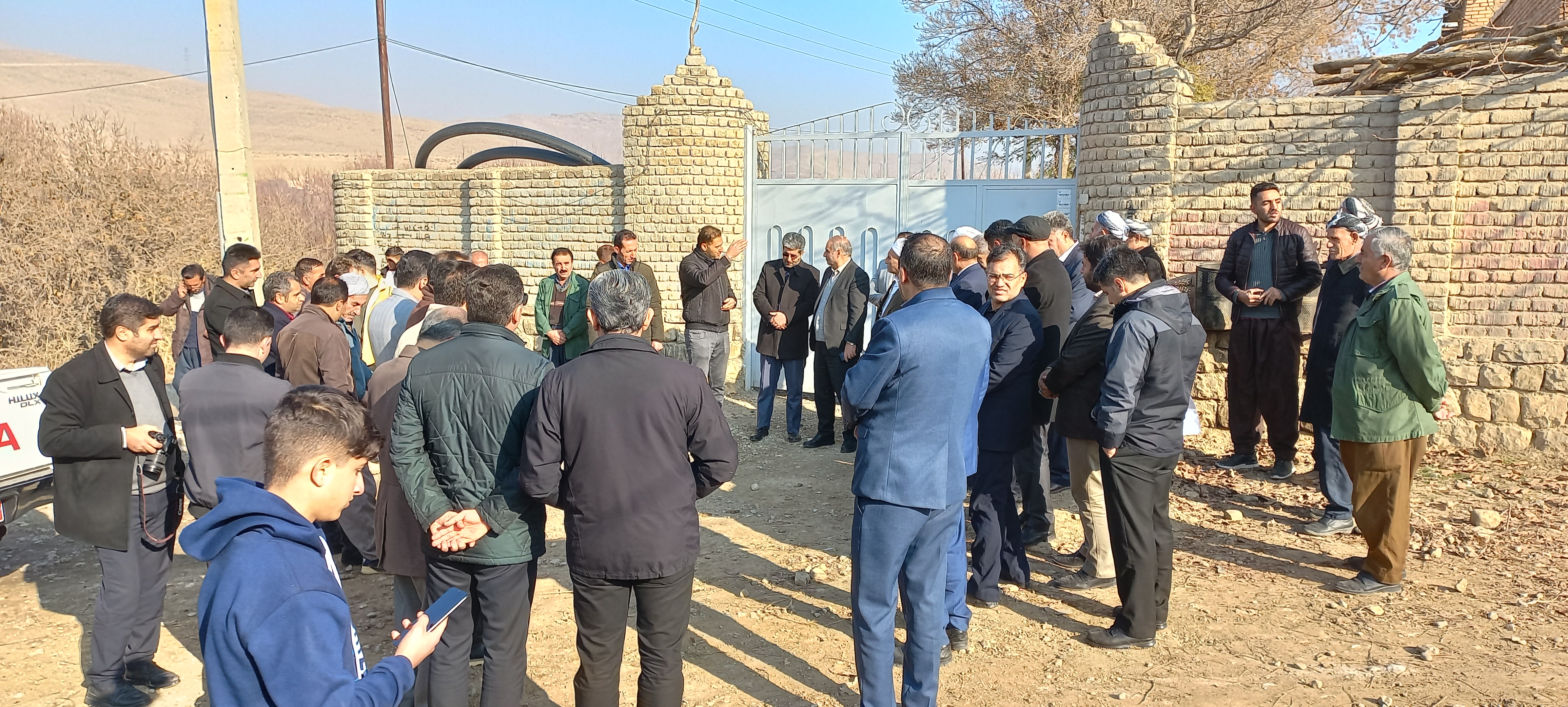 بازدید میدانی فرماندار شهرستان ارومیه از روستای ورمزیار