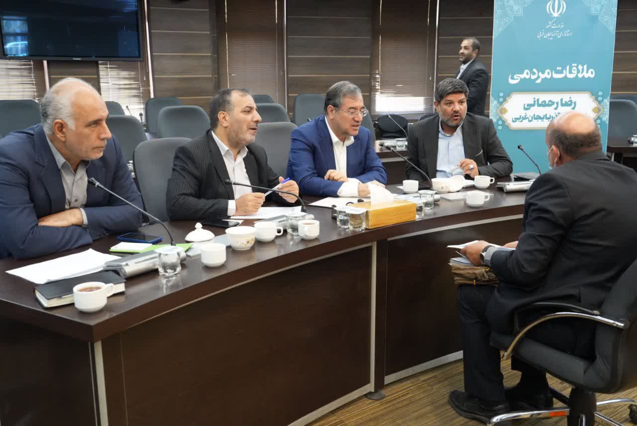 برگزاری ملاقات مردمی استاندار آذربایجان‌غربی