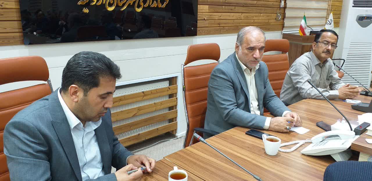 جلسه بررسی مصوبات سفر مقام عالی استان به روستاهای کشتیبان، فقیه بگلو، چنقرالوی یکان و بالو به ریاست دکتر عماری فرماندار شهرستان ارومیه برگزار شد.