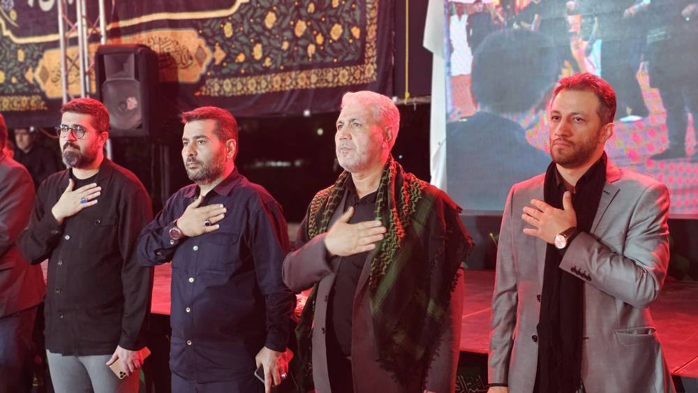 حضور فرماندار ارومیه در آیین عزاداری شب سوم ماه محرم 