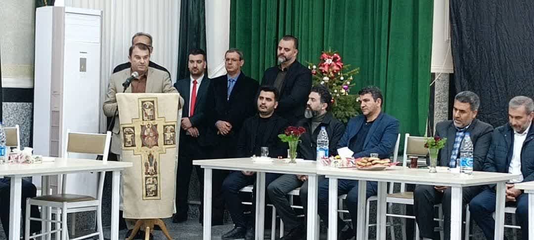 حضور دکتر عماری فرماندار شهرستان ارومیه در مراسم جشن میلاد حضرت عیسی مسیح (ع)