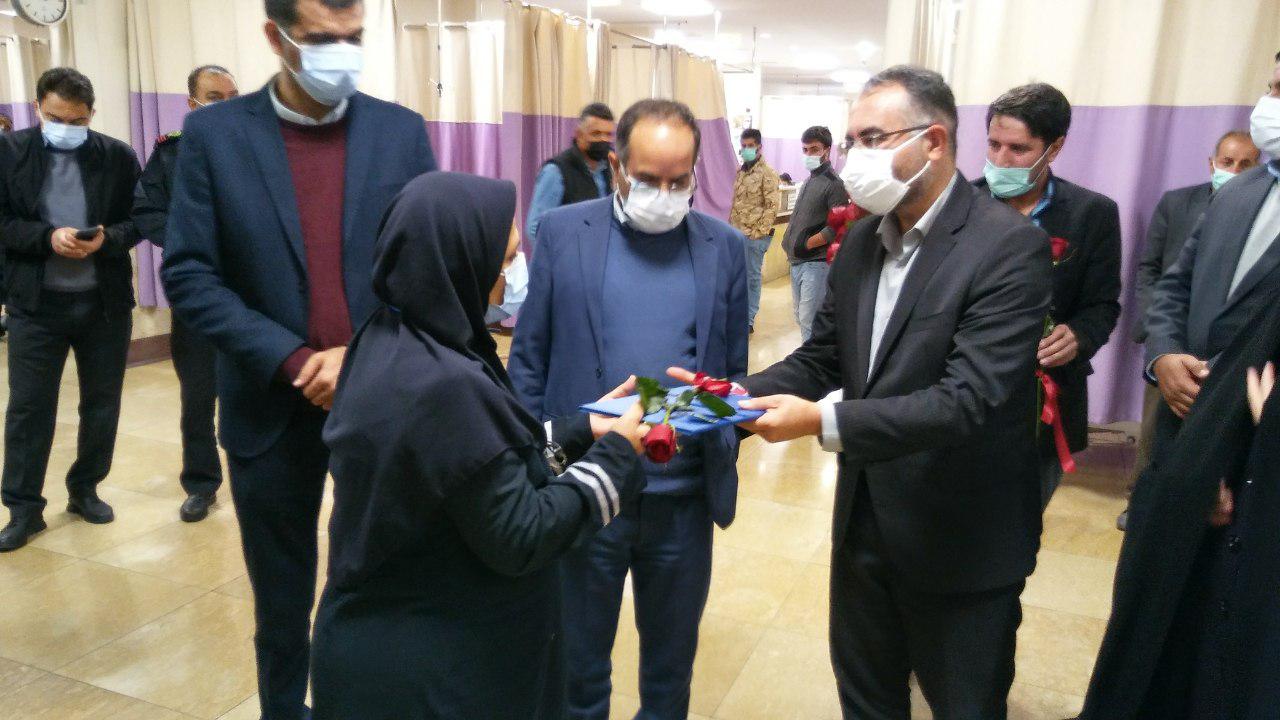 قدردانی فرماندار ارومیه از پرستاران شهرستان + تصاویر