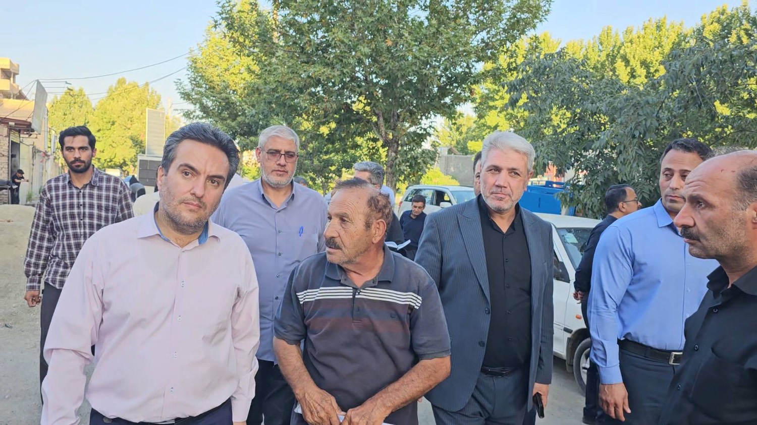 گزارش تصویری | بازدید فرماندار ارومیه از منطقه باقرالعلوم و بررسی وضعیت شهروندان آسیبدیده