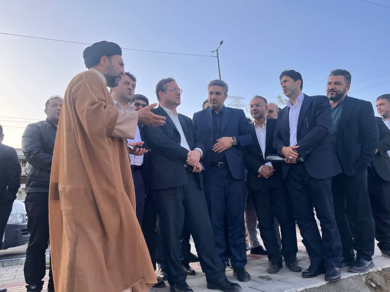 بازدید استاندار آذربایجانغربی از مسیر امتداد کمربندی دوم و ساماندهی انهار انتقال آب در مسیر ورودی شهر ارومیه