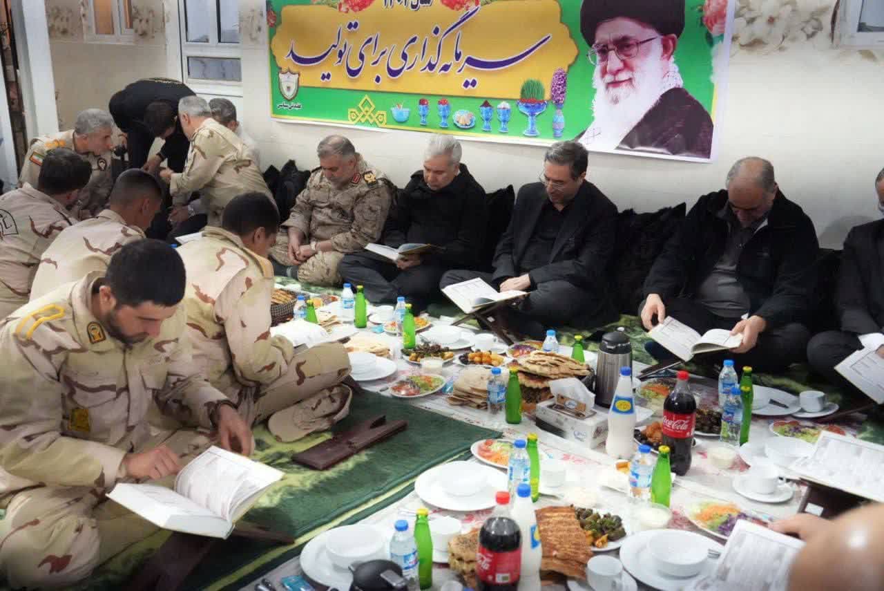 بازدید استاندار آذربایجانغربی از پاسگاه مرزی خانیک در ارومیه / افطار در کنار مرزبانان