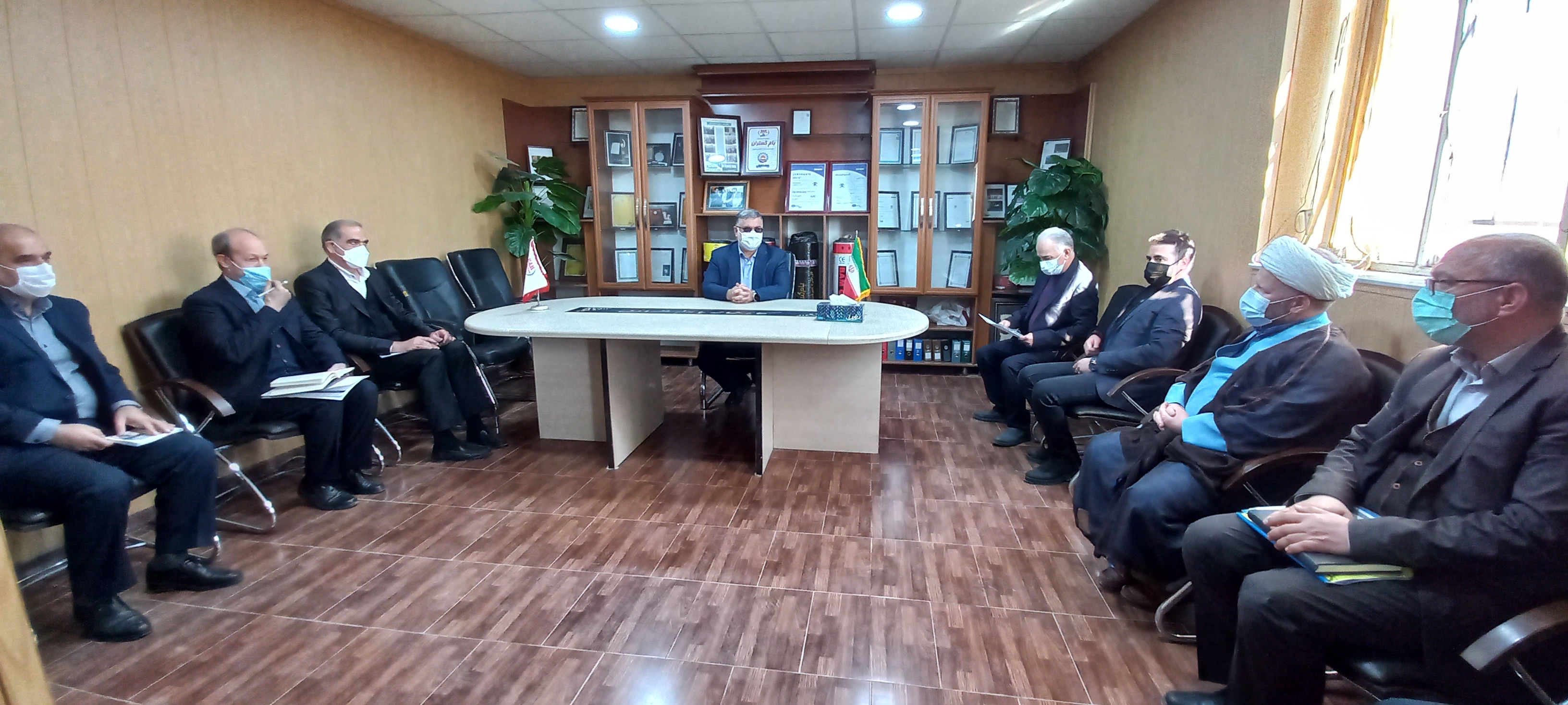 بازدید استاندار آذربایجان غربی بهمراه فرماندار شهرستان ارومیه از شرکت بام گستران ارومیه