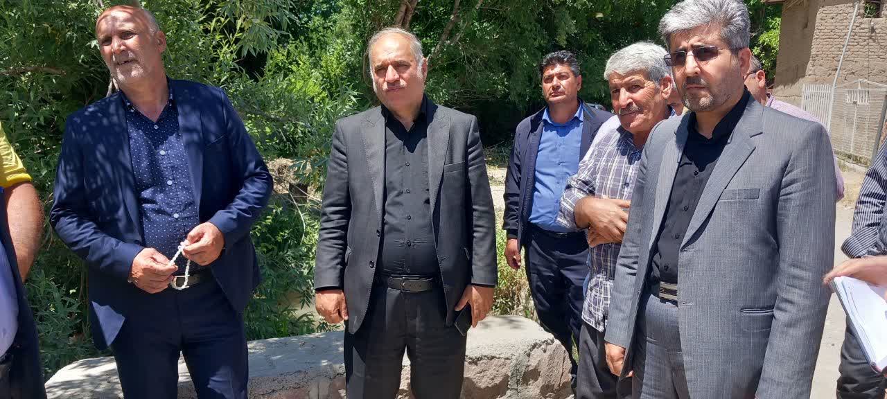 بازدید فرماندار ارومیه از روستای دیزج تکیه + آلبوم تصویری