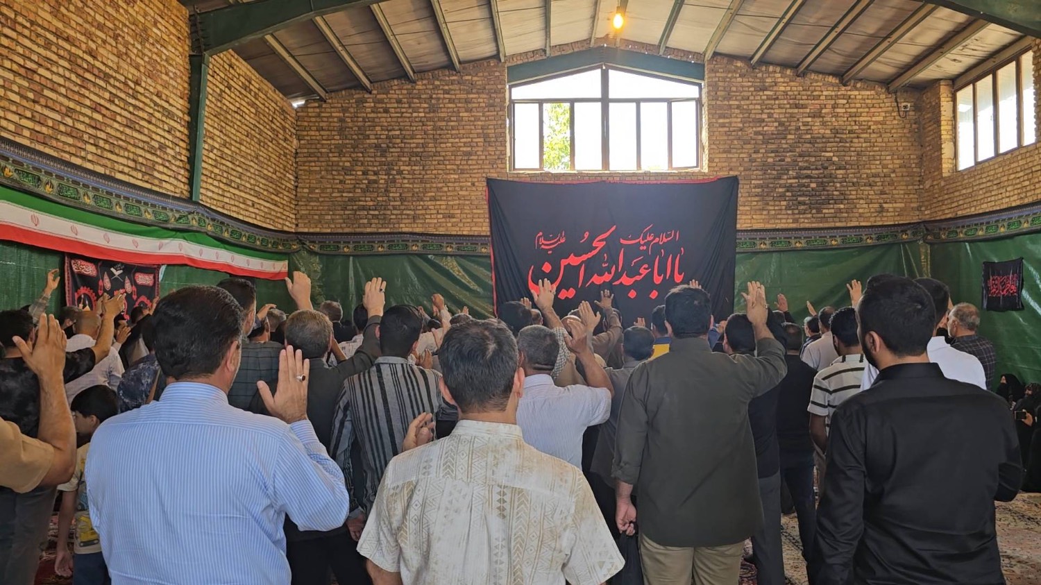 حضور فرماندار ارومیه در موکب شهدای شهرستان در منطقه رشکان