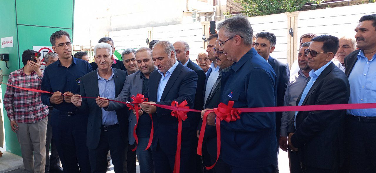 افتتاح جایگاه سی ان جی اندیشه در شهرک کارگران با حضور فرماندار شهرستان ارومیه