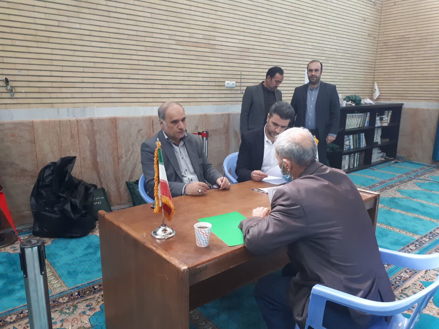 میز ارتباطات مردمی فرمانداری شهرستان ارومیه