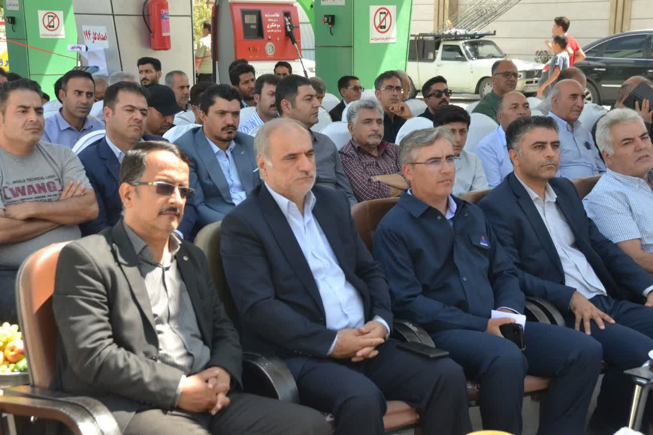 افتتاح جایگاه سی ان جی اندیشه در شهرک کارگران با حضور فرماندار شهرستان ارومیه