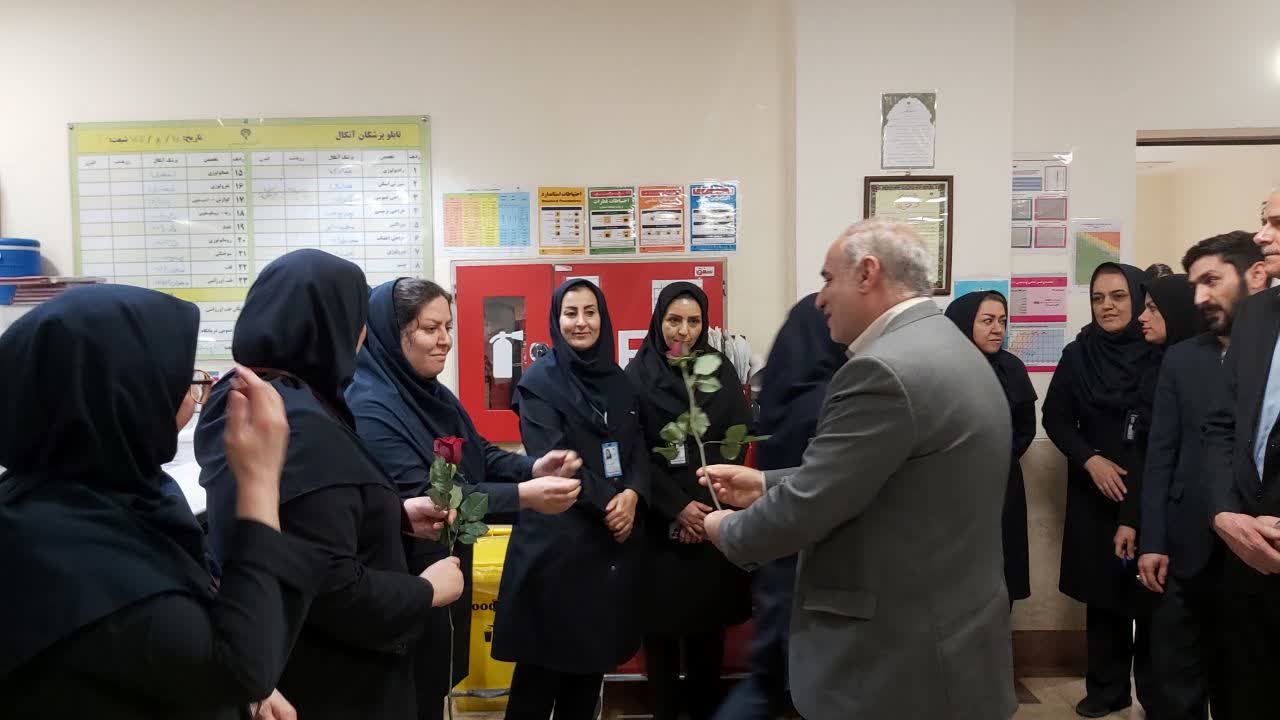 دیدار با پرستاران بیمارستان امام خمینی (ره)ارومیه در روز پرستار