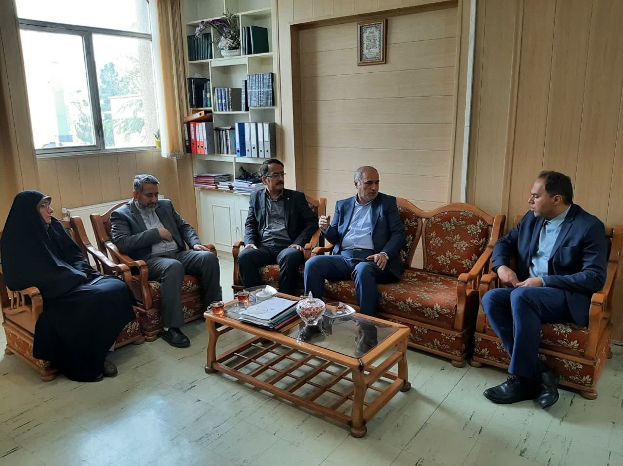دیدار فرماندار ارومیه با کارمندان مجموعه فرمانداری شهرستان ارومیه