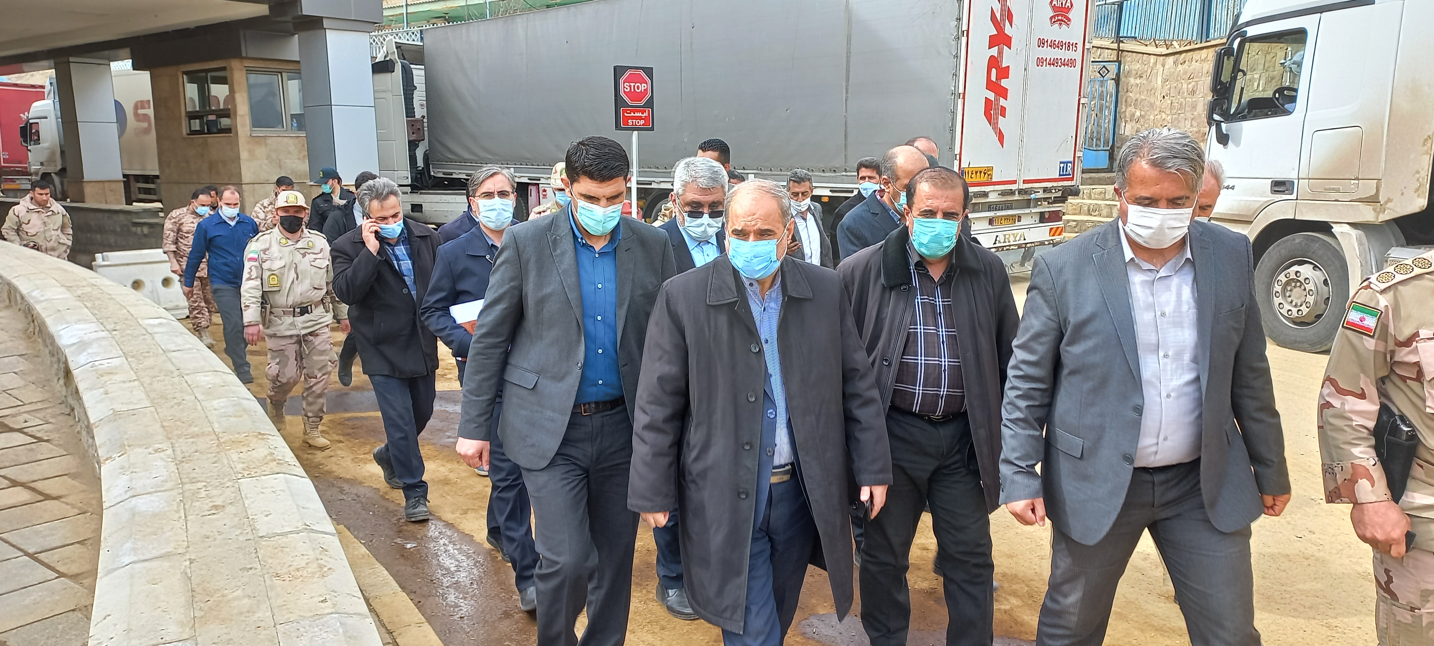 بازدید میدانی فرماندار شهرستان ارومیه از گمرک مرزی سرو