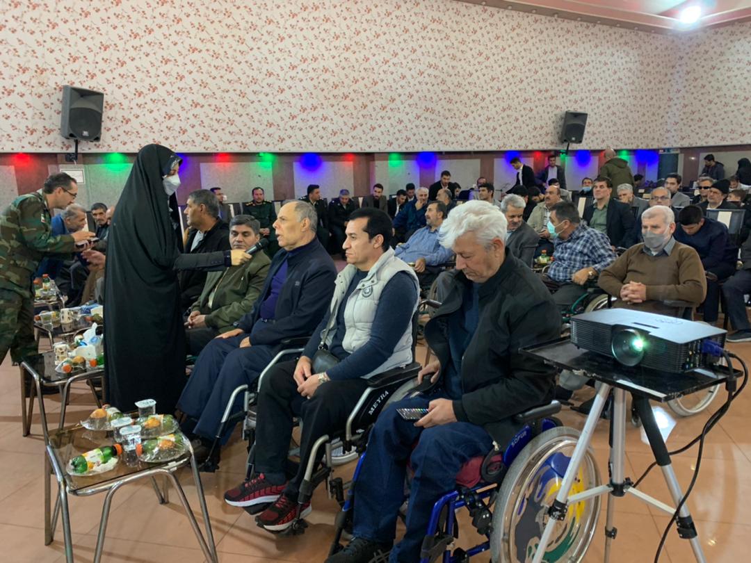 حضور فرماندار شهرستان ارومیه در مراسم تجلیل از همسران جانبازان قطع نخاعی