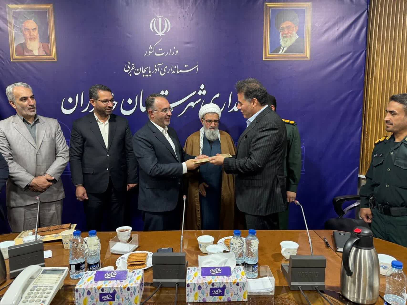 برگزاری آیین تکریم و معارفه فرماندار شهرستان چالدران