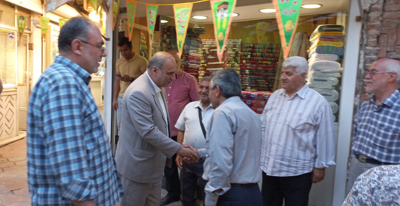 بازدید فرماندار شهرستان ارومیه از بازار تاریخی ارومیه