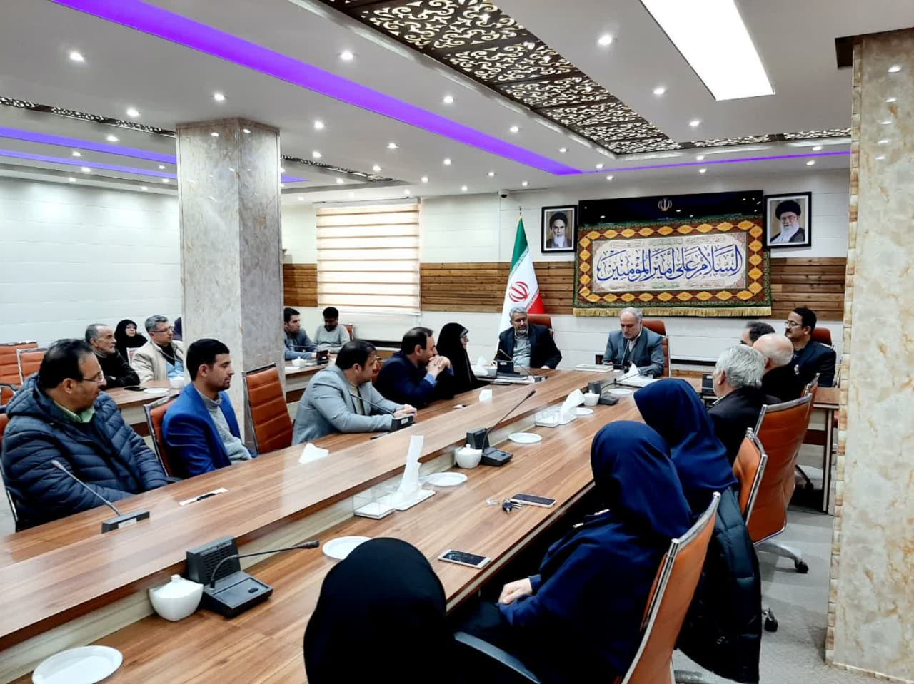 برگزاری مراسم گرامیداشت میلاد با سعادت حضرت علی علیه السلام در فرمانداری ارومیه