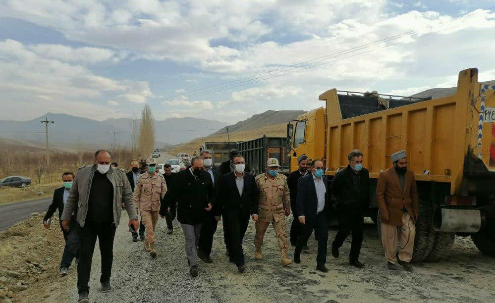 رسیدگی به مشکلات تردد ترانزیتی کالا در مرز سرو + تصاویر
