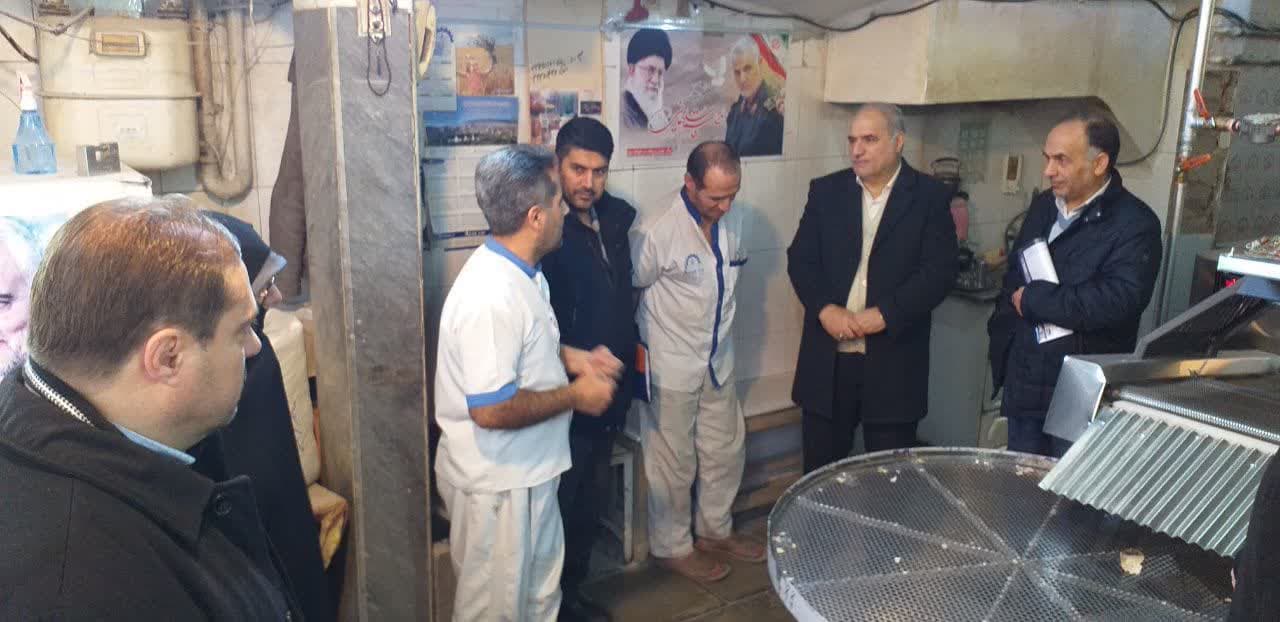 بازدید فرماندار شهرستان ارومیه از نانواییهای شهر ارومیه