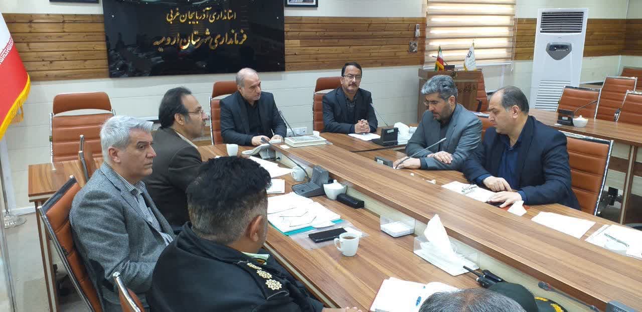 برگزاری جلسه ستاد مدیریت بحران شهرستان ارومیه