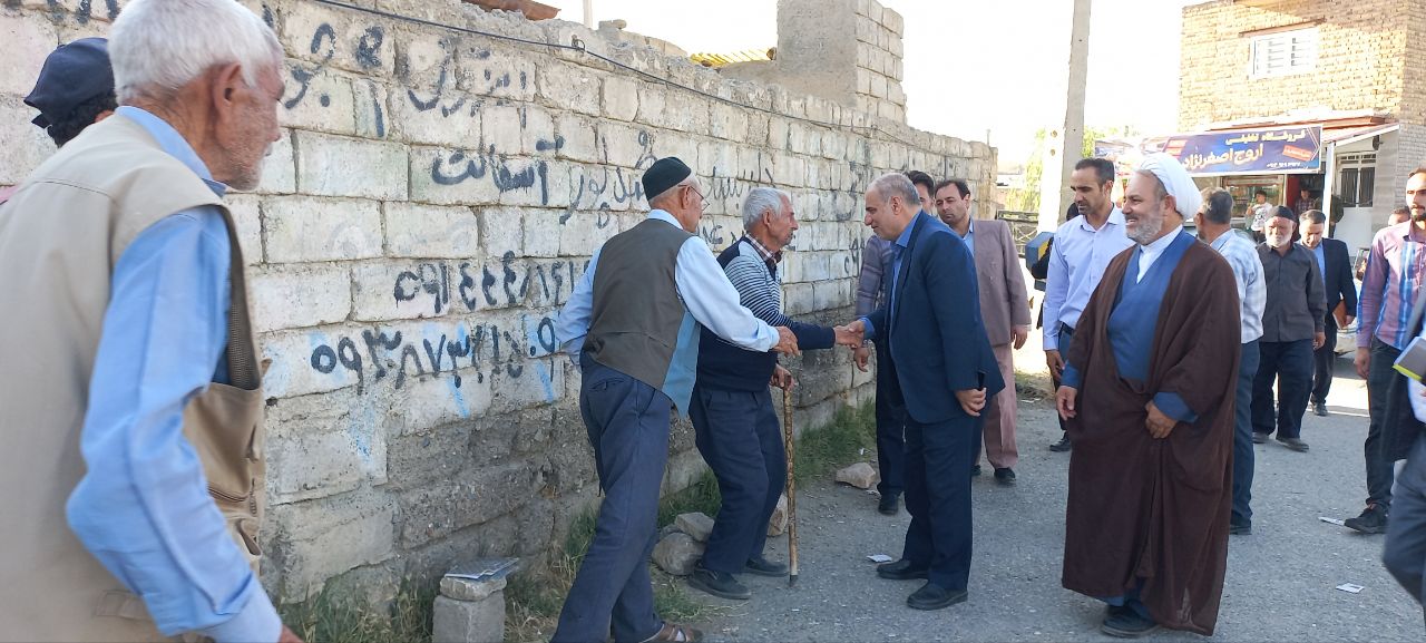 بازدید میدانی فرماندار شهرستان ارومیه از روستای عسگرآباد کوه
