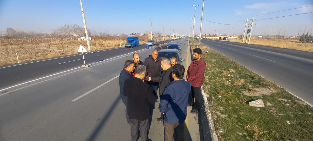 بازدید فرماندار شهرستان ارومیه از پروژه های عمرانی