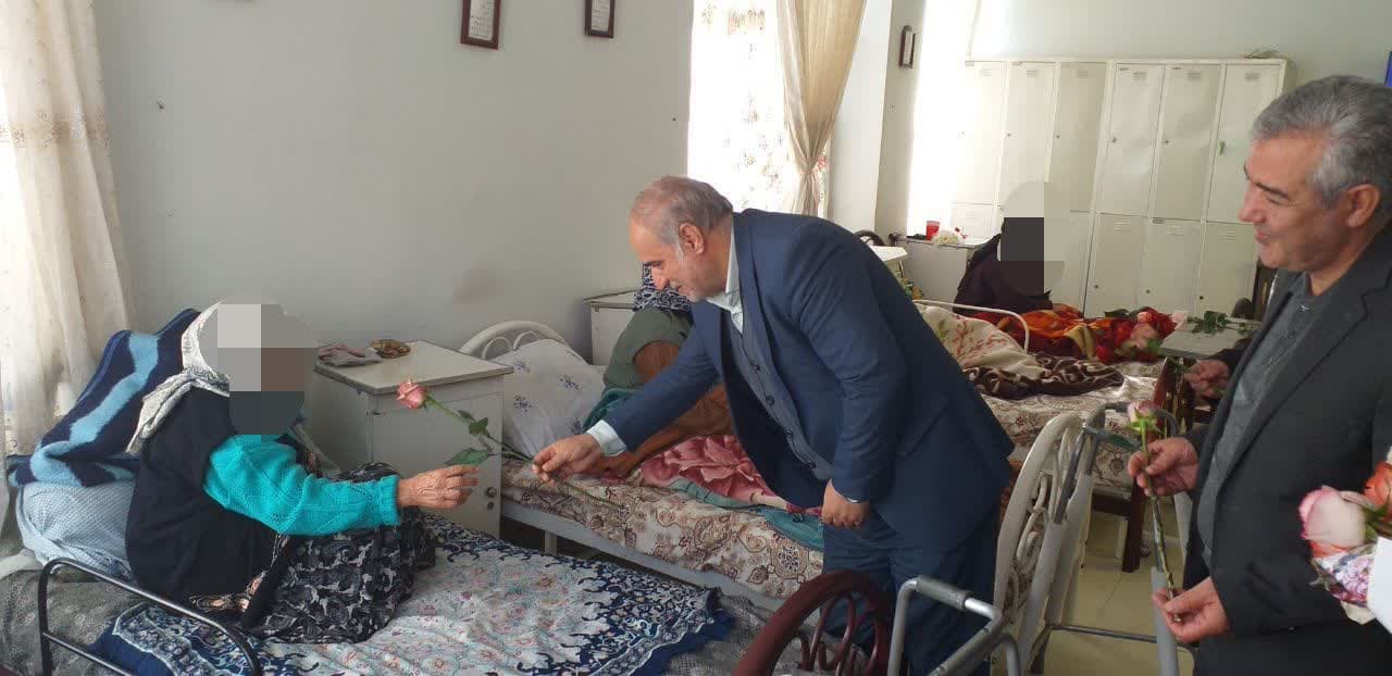 بازدید دکتر عماری فرماندار شهرستان ارومیه از مرکز خیریه و معلولین و سالمندان حضرت زهرا