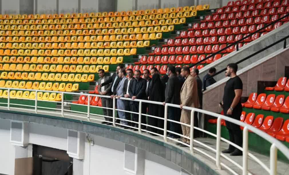 بازدید سرپرست معاون سیاسی و اجتماعی استانداری آذربایجانغربی از روند آمادهسازی محل برگزاری مسابقات آسیایی ورزشهای زورخانهای و کشتی پهلوانی در ارومیه