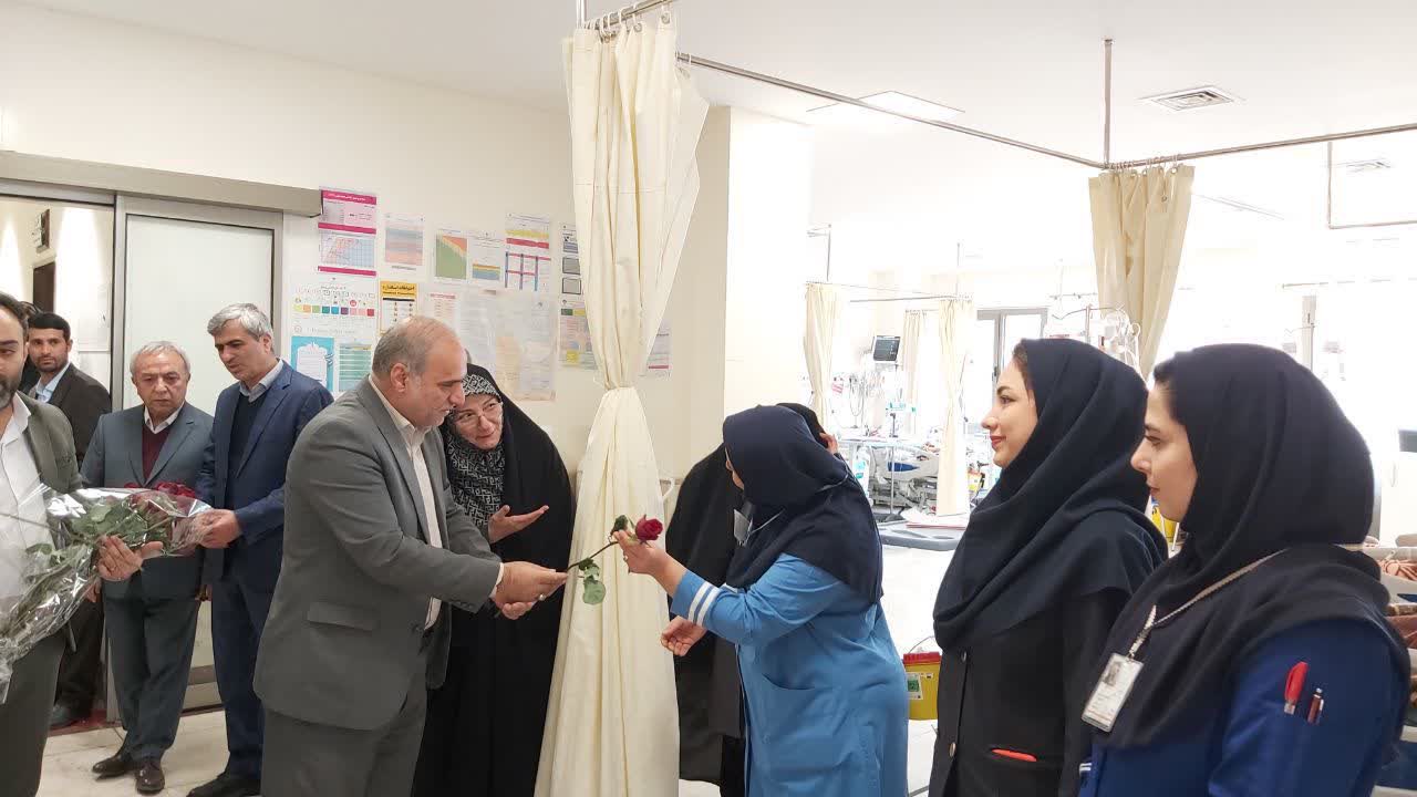 دیدار با پرستاران بیمارستان امام خمینی (ره)ارومیه در روز پرستار