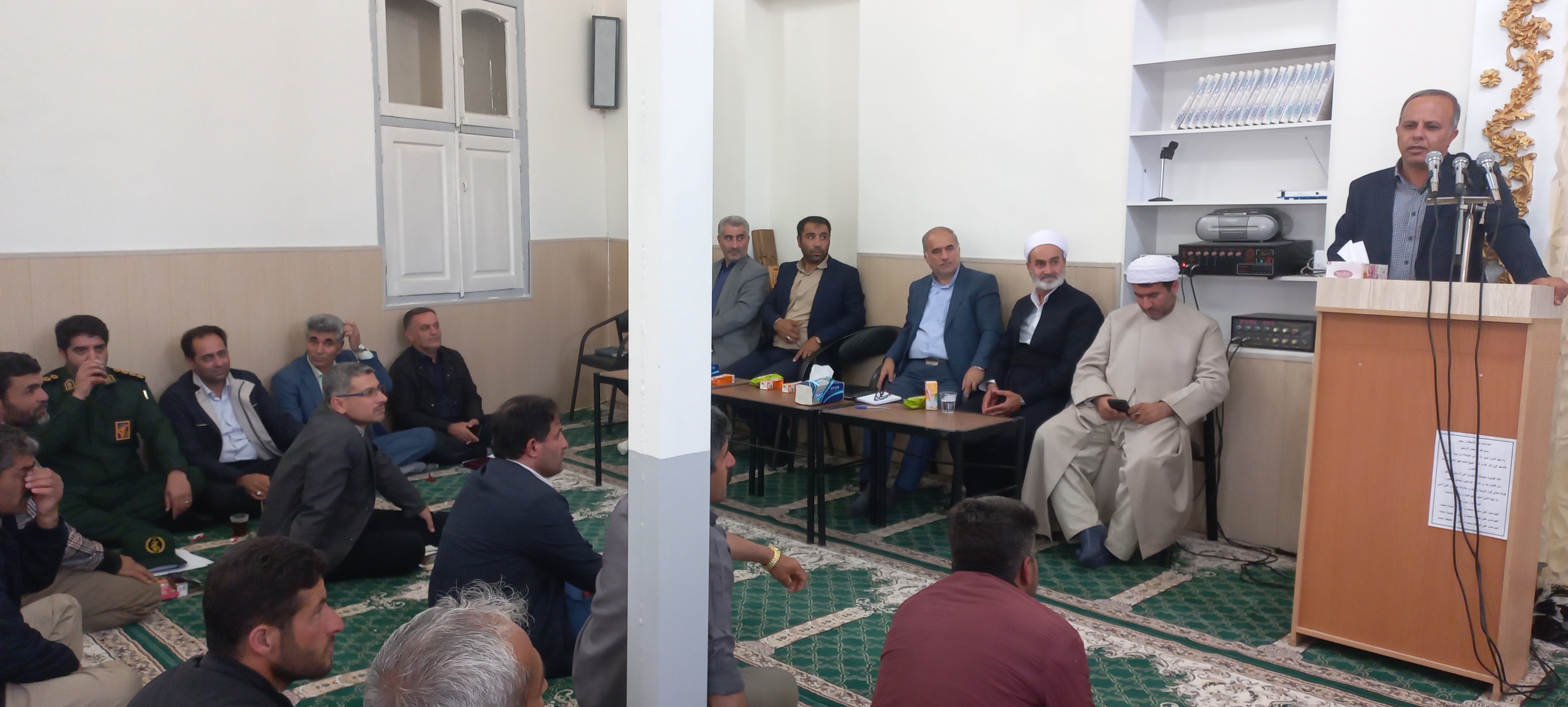 دیدار فرماندار شهرستان ارومیه با اهالی روستاهای بالانج و تولکان
