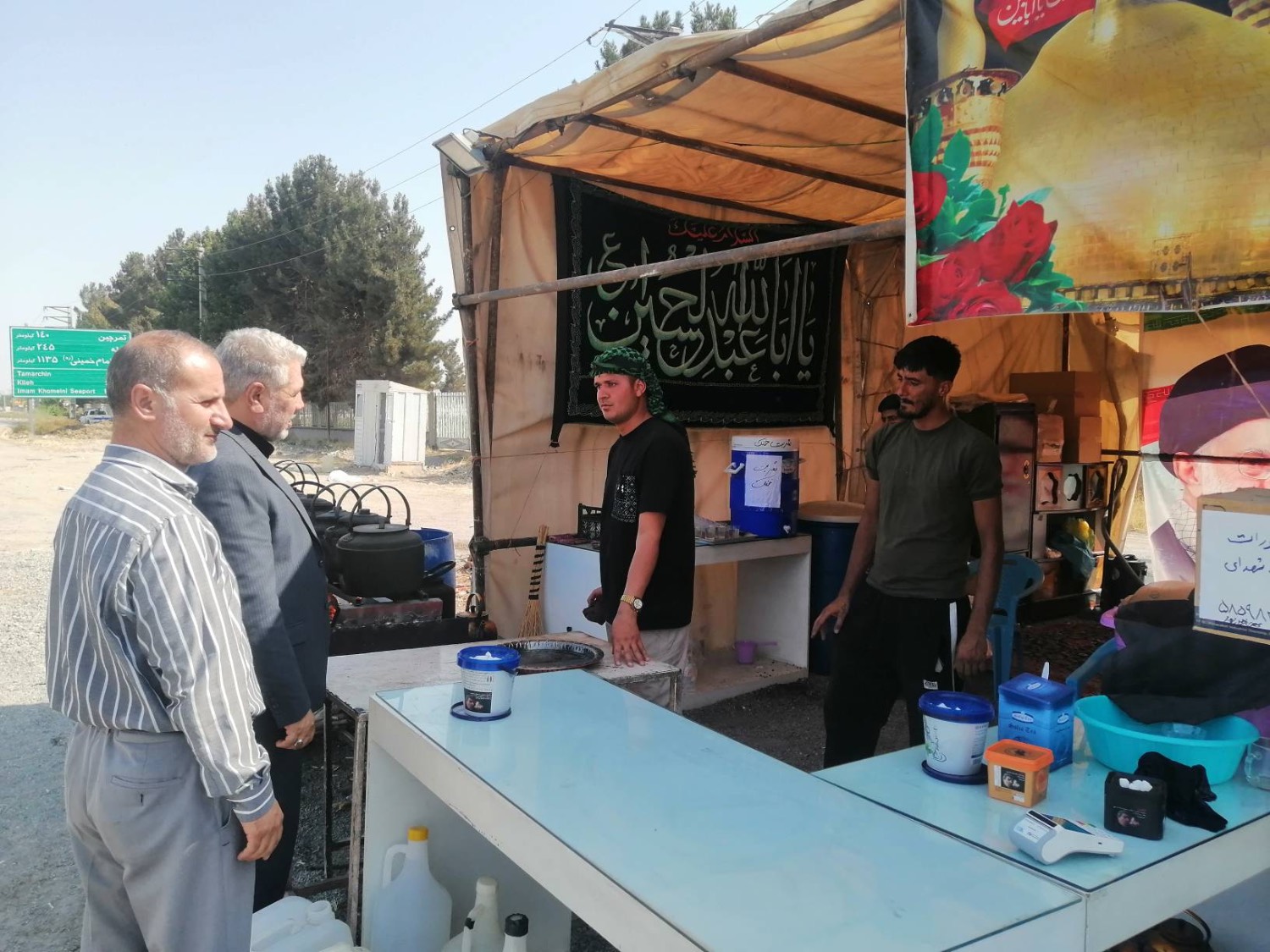 گزارش تصویری | بازدید فرماندار ارومیه از مواکب خدمترسان به زائران