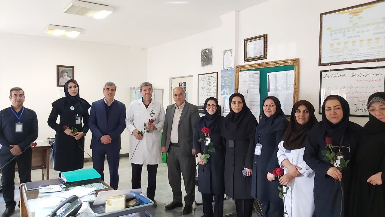 دیدار با پرستاران بیمارستان امام خمینی (ره)ارومیه در روز پرستار
