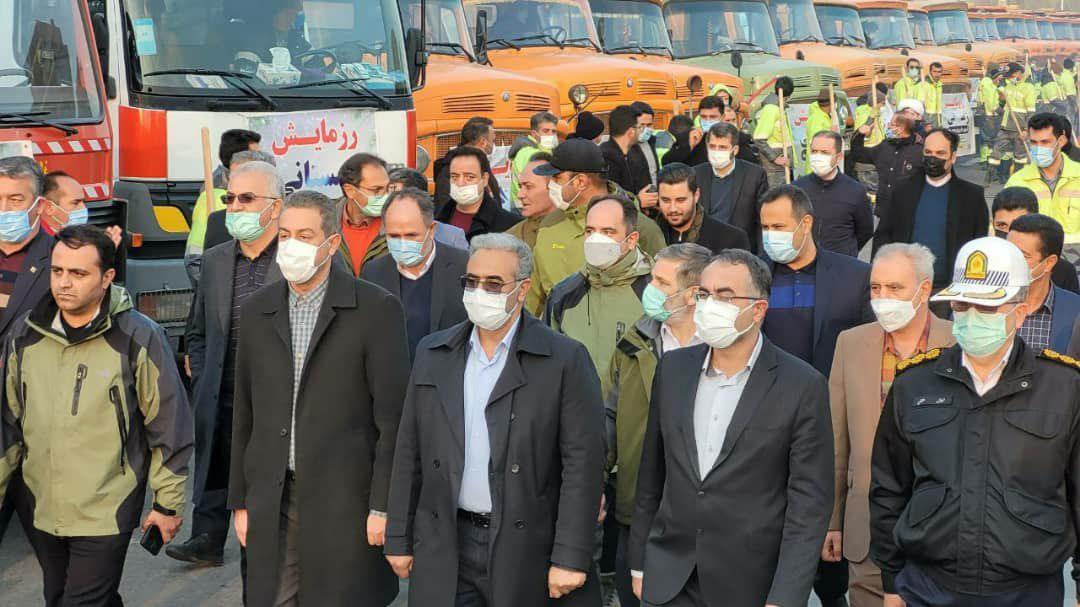 برگزاری رزمایش زمستانی مدیریت شهری ارومیه + تصاویر