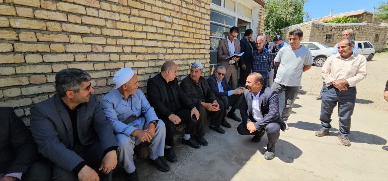 بازدید فرماندار ارومیه از روستای ساعتلوی کوه + آلبوم تصویری