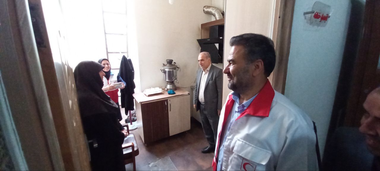 بازدید فرماندار شهرستان ارومیه از واحد مرکزی جمعیت هلال احمر شهرستان ارومیه