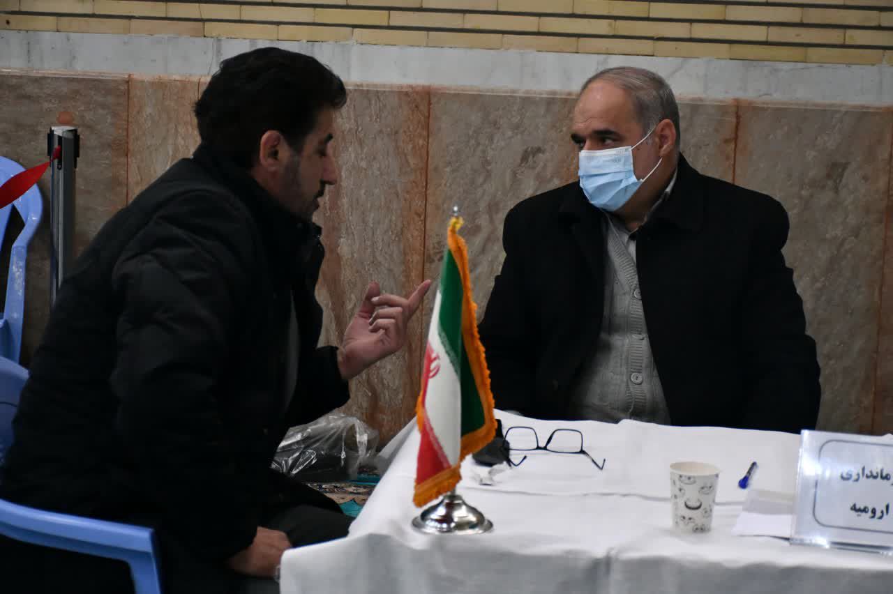 میز ارتباطات مردمی فرمانداری شهرستان ارومیه در محل مصلی امام خمینی ره ارومیه