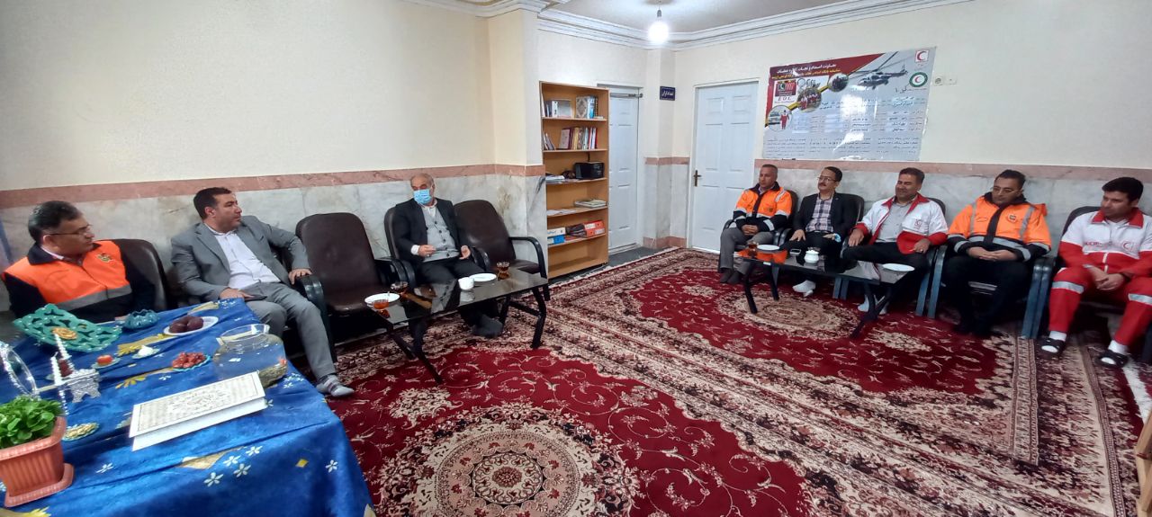 بازدید فرماندار شهرستان ارومیه پایگاه امداد و نجات و راهدارخانه قوشچی