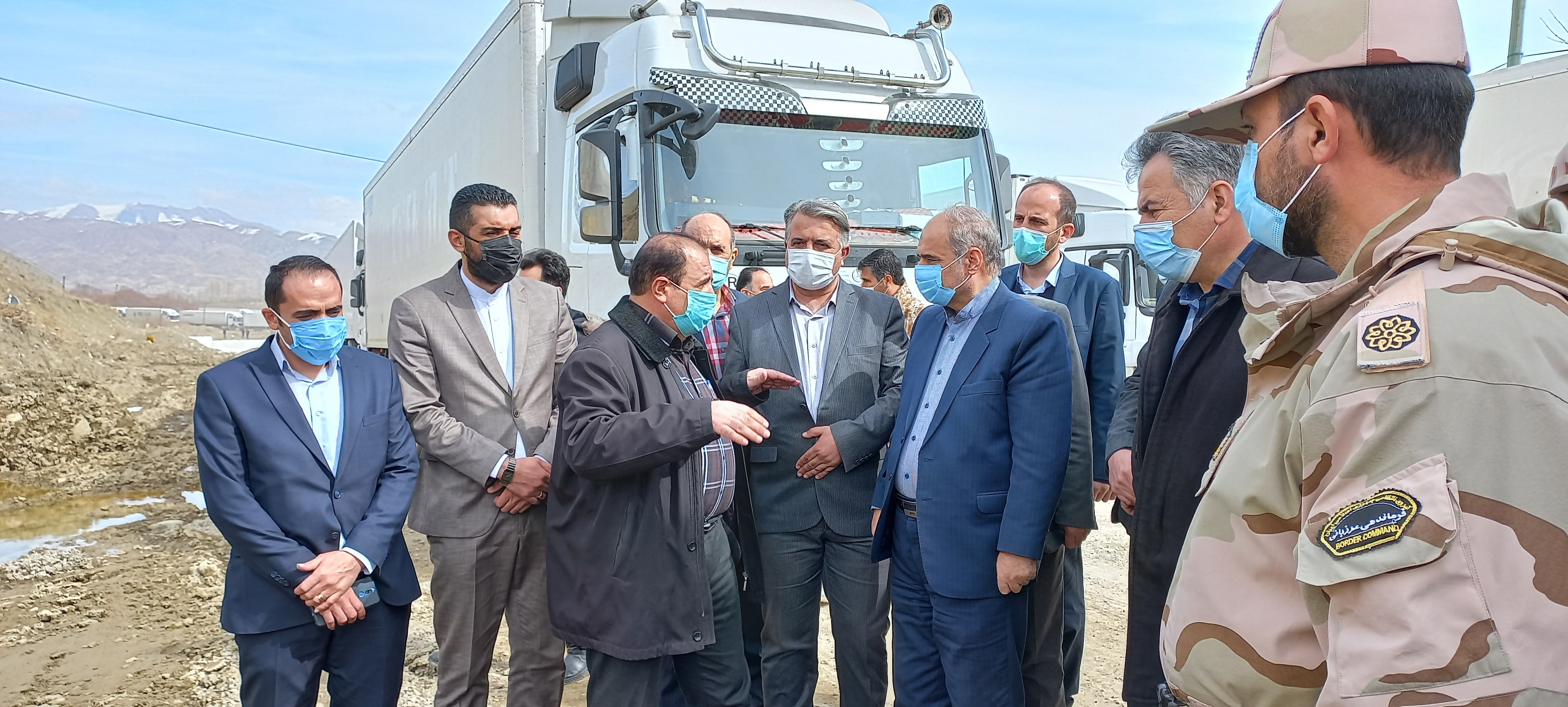 بازدید میدانی فرماندار شهرستان ارومیه از گمرک مرزی سرو