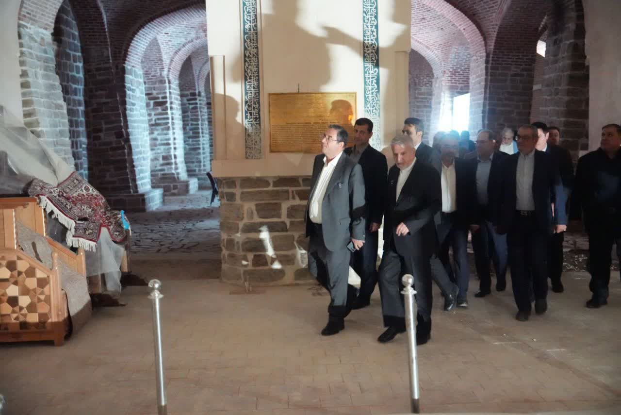 بازدید وزیر میراثفرهنگی از مسجد جامع ارومیه