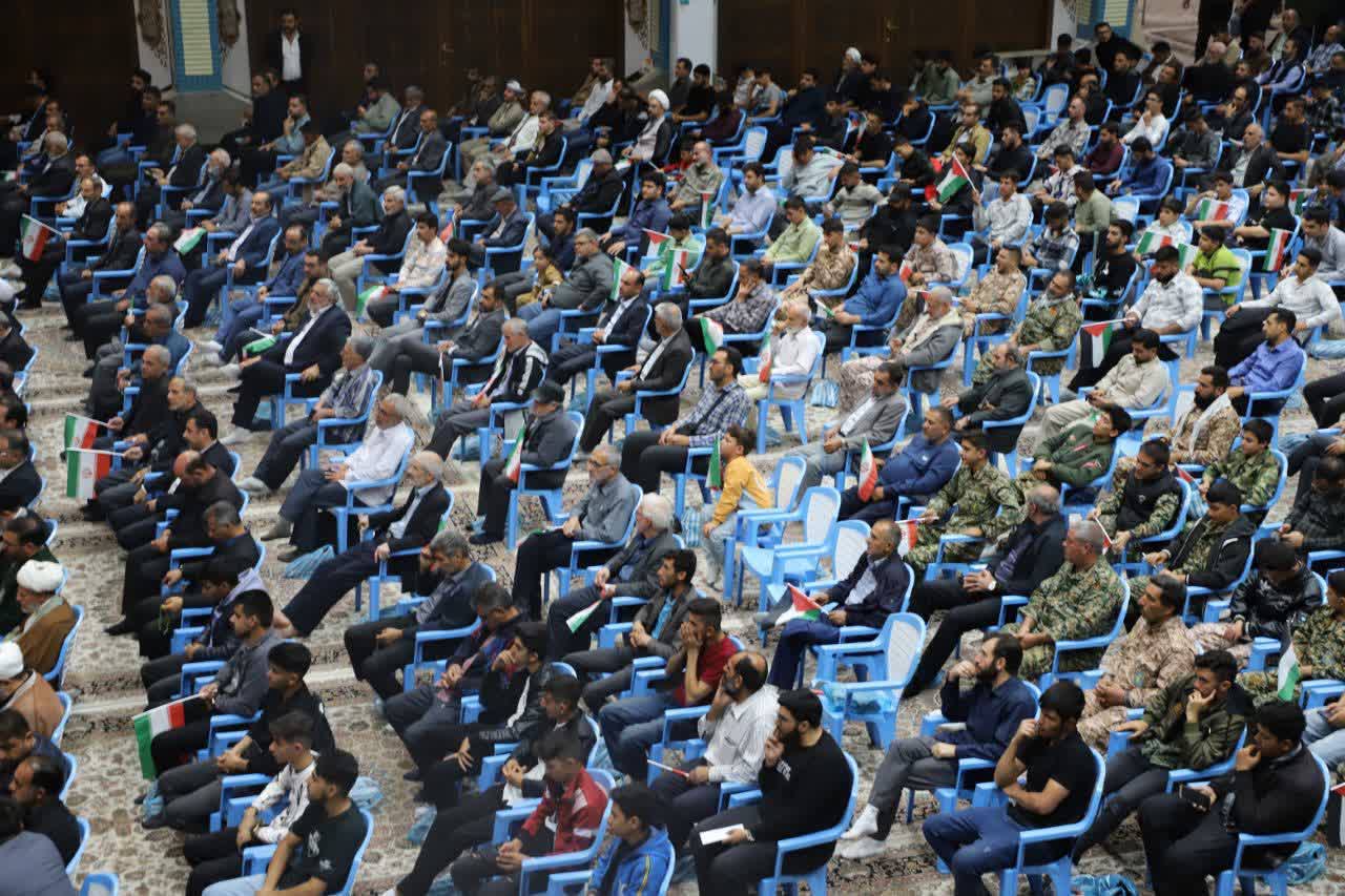 گرامیـداشت یاد سید حسن نصرالله در حسینیه ثارالله ارومیه