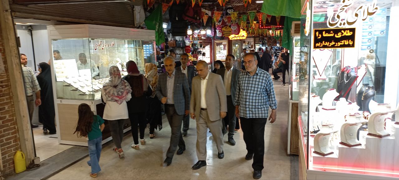 بازدید فرماندار شهرستان ارومیه از بازار تاریخی ارومیه