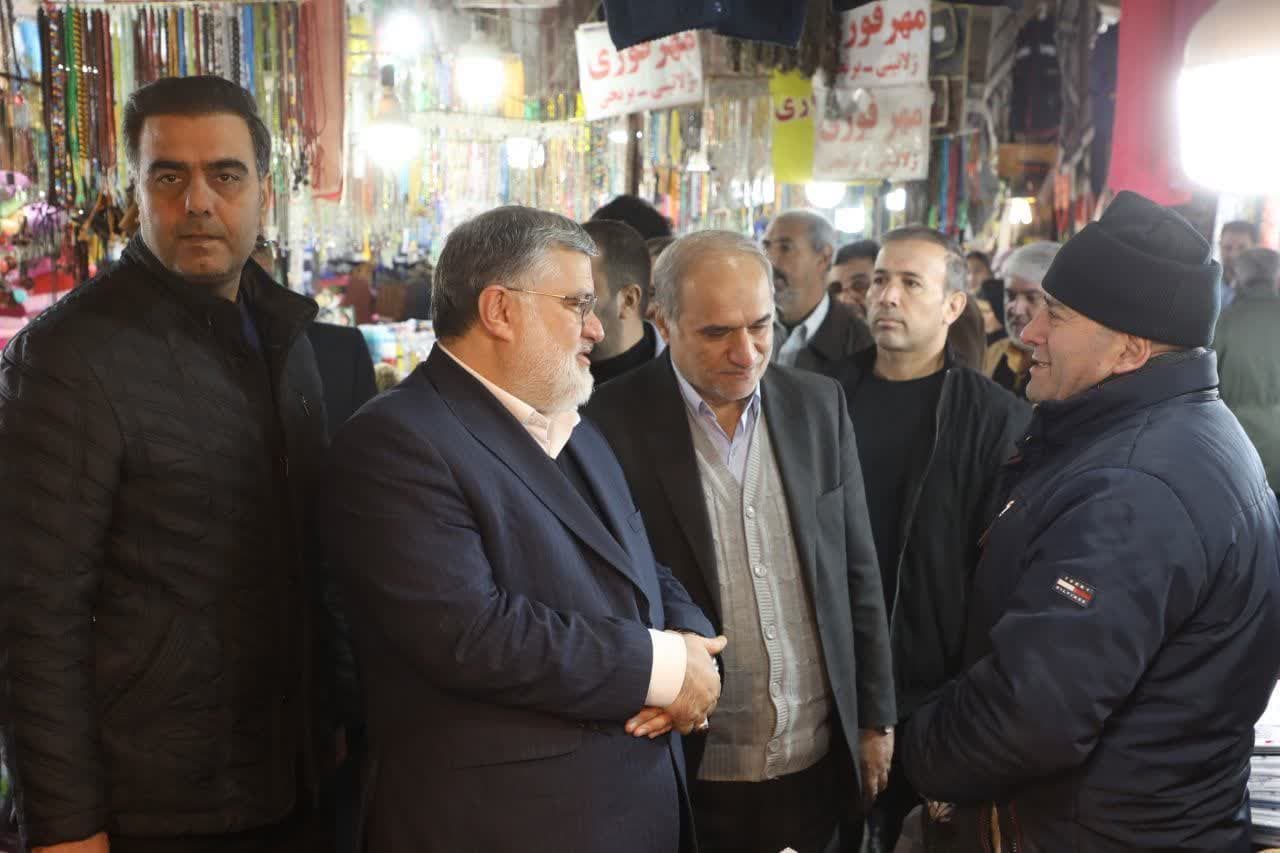 بازدید سرزده از بازار تاریخی ارومیه