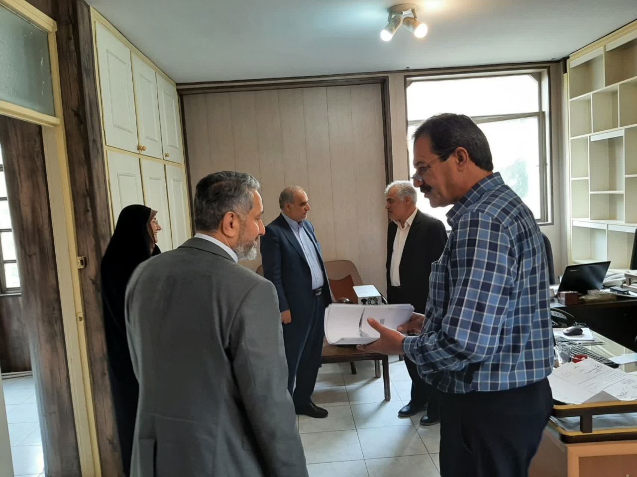دیدار فرماندار ارومیه با کارمندان مجموعه فرمانداری شهرستان ارومیه