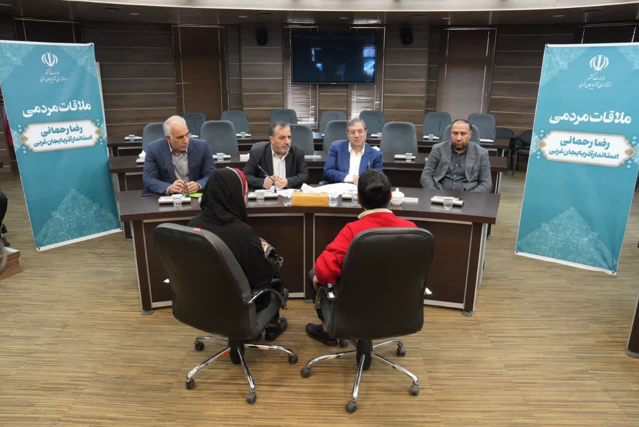 برگزاری ملاقات مردمی استاندار آذربایجان‌غربی