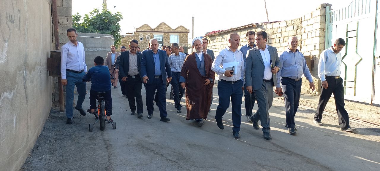 بازدید میدانی فرماندار شهرستان ارومیه از روستای عسگرآباد کوه