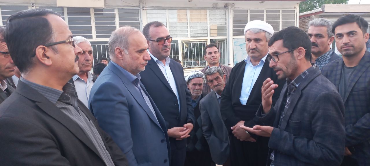 بازدید میدانی فرماندار شهرستان ارومیه از روستای گنگچین