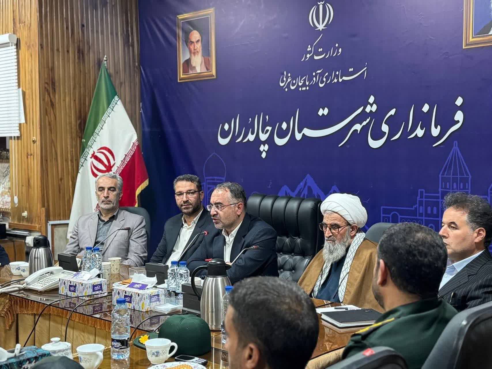 برگزاری آیین تکریم و معارفه فرماندار شهرستان چالدران