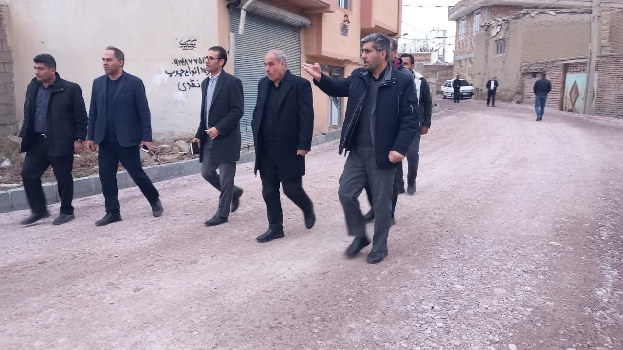 بازدید فرماندار شهرستان از روستاهای بخش مرکزی