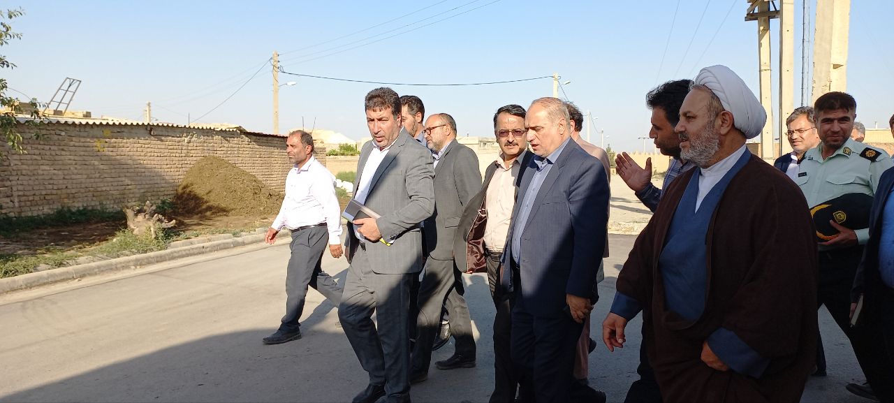 بازدید میدانی فرماندار شهرستان ارومیه از روستای عسگرآباد کوه